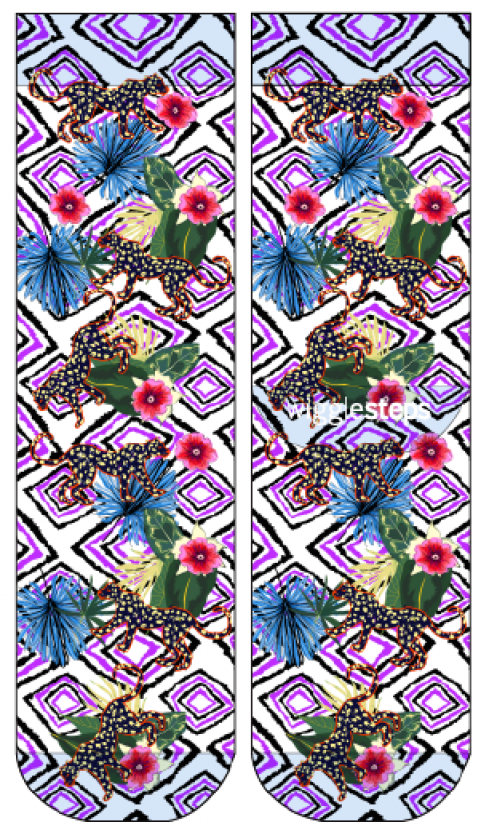 Wigglesteps Damen - Socken - Style: 04788 - Tropic Life