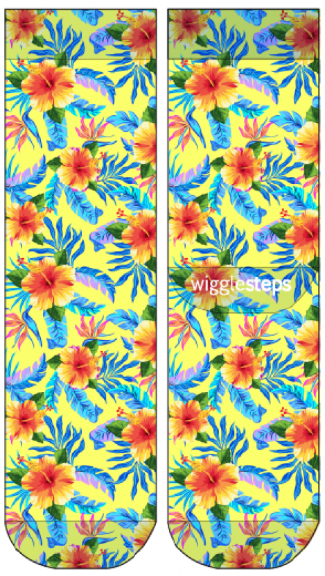 Wigglesteps Damen - Socken - Style: 04793 - Yellow Tropic