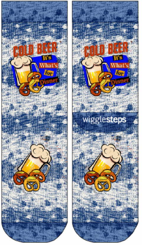 Wigglesteps Herren - Socken - Style: 04828 - Cold Beer
