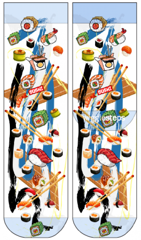 Wigglesteps Herren - Socken - Style: 04832 - Sushi
