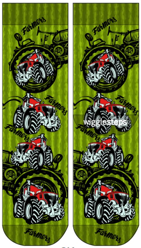 Wigglesteps Herren - Socken - Style: 04842 - Traktor