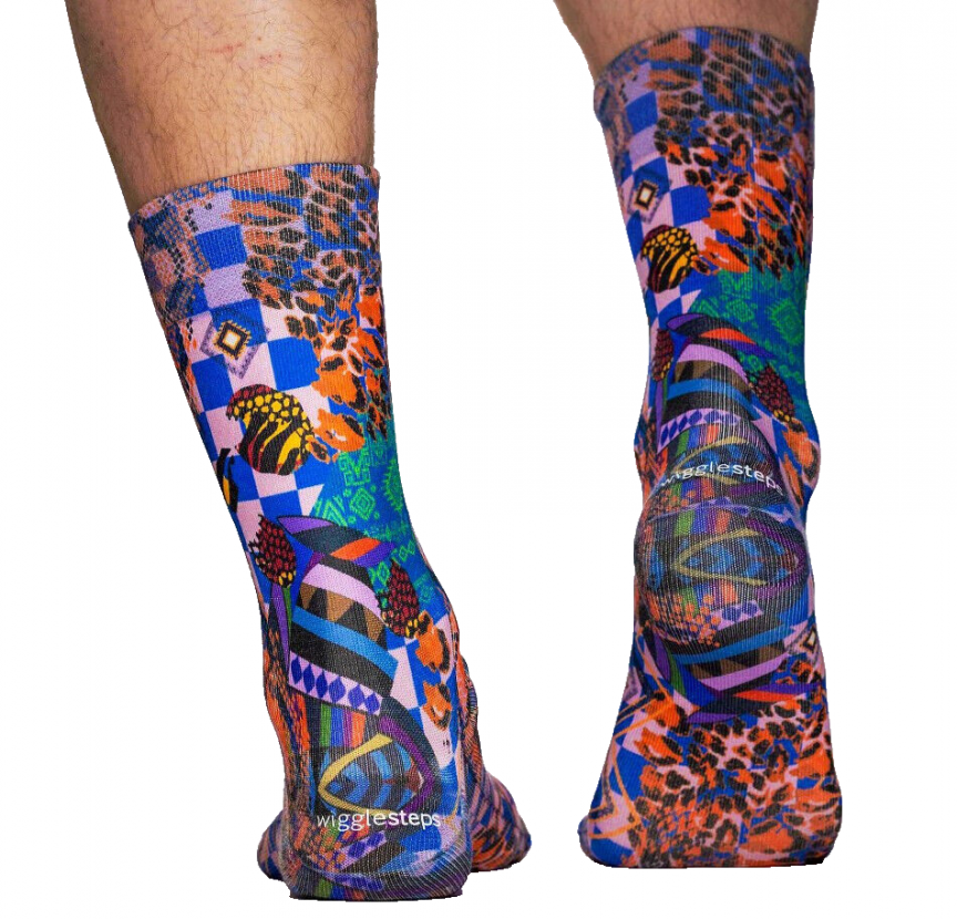 Wigglesteps Herren - Socken - Style: 05000 - Purple Grafikart