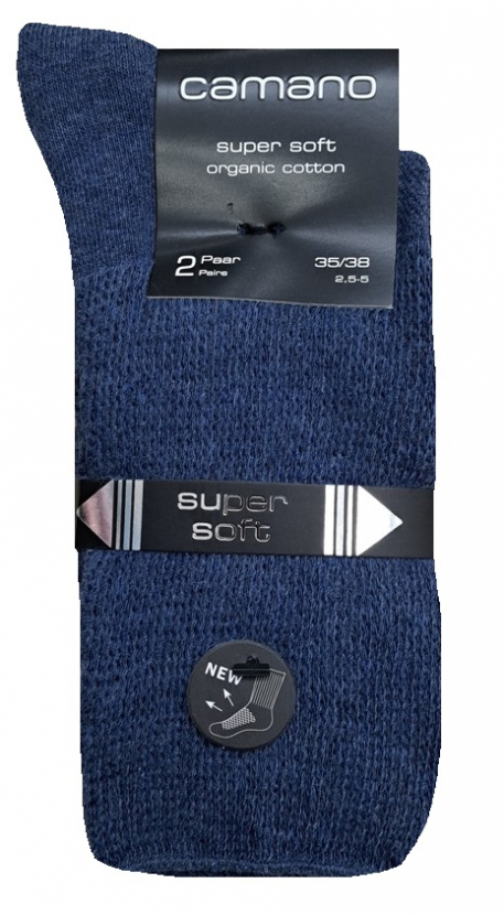 2 Paar Netzschaft Spezial Diabetikersocken - Jeans