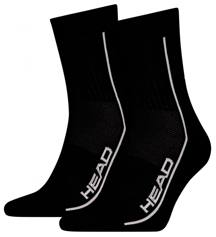 2 Paar Head Kurzschaftform Sportsocken All Sports - Schwarz - Größe 39/42