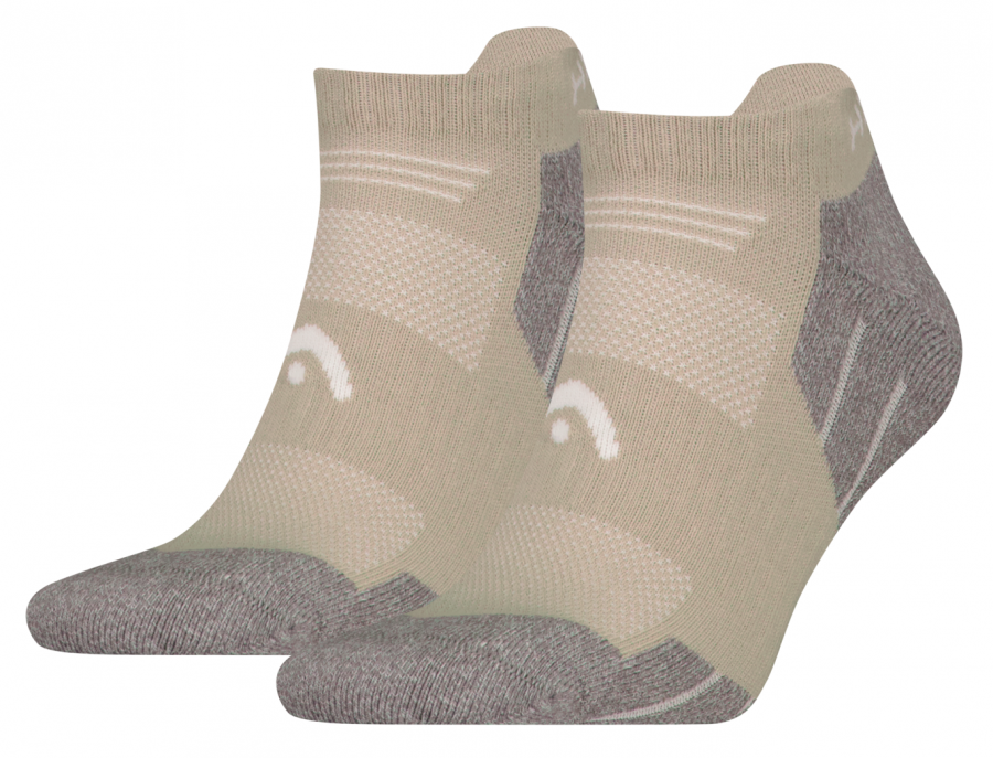 2 Paar Head Hiking - Funktions - Sneaker mit Polsterlippe - Sandton - Größe 43/46