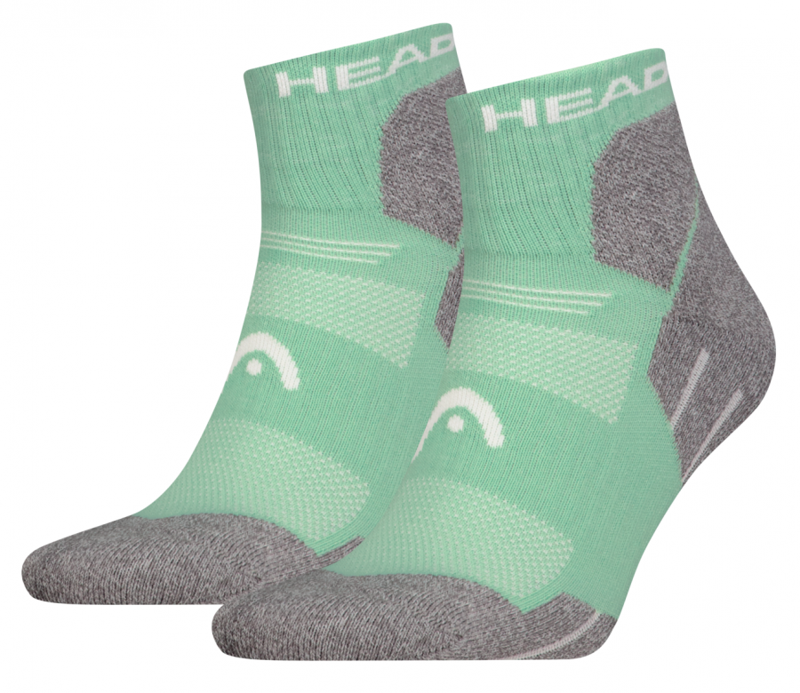 2 Paar HEAD Hiking - Outdoor 1/4 Schaft  Quarter - Apfelgrün