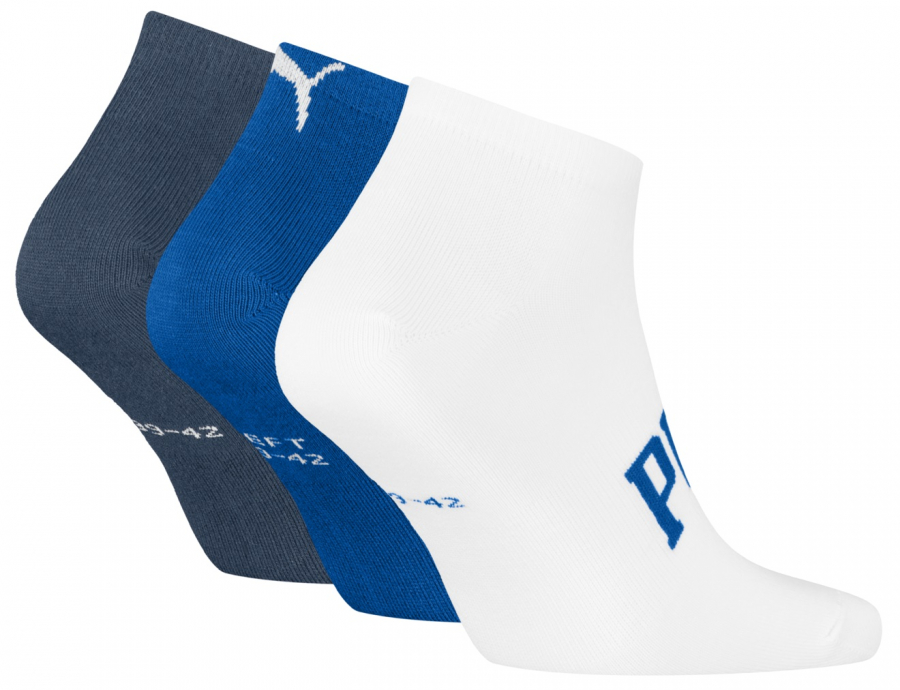 3 Paar Puma Sneaker - Sportstyle Farbset - Blue Combo FX - Größe 43/46