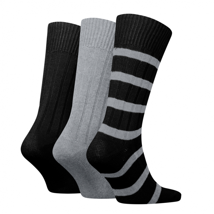 3 Paar Tommy Hilfiger Herren - Cosy Bootsocks - Geschenkbox: Black
