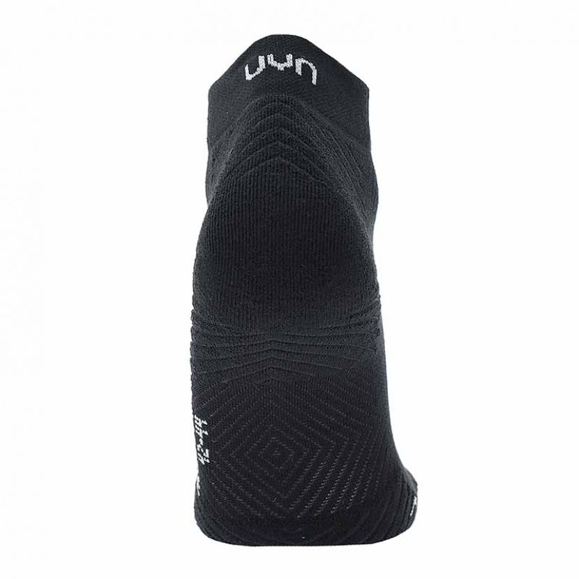 2 Paar UYN Unisex - Agile Quarter mit Frotteesohle - Schwarz