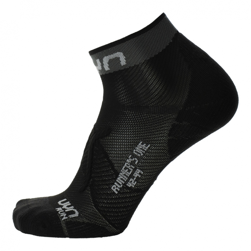 UYN Herren - Runners One Quarter - Schwarz/Grau