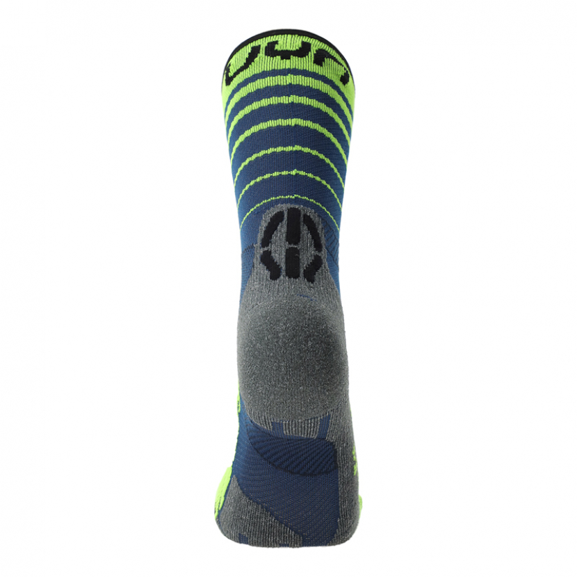 Herren UYN - Runners Five - 5 Zehen Laufsocken - Blau/Gelb