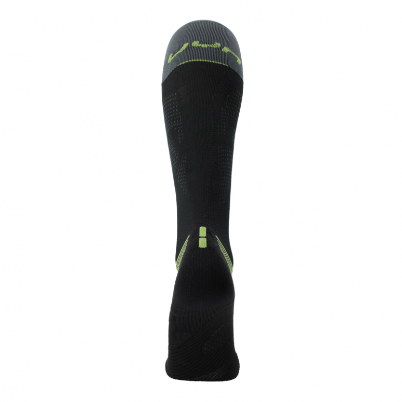 Herren UYN - Run Compression One - Supersoft Kniestrumpf - Schwarz