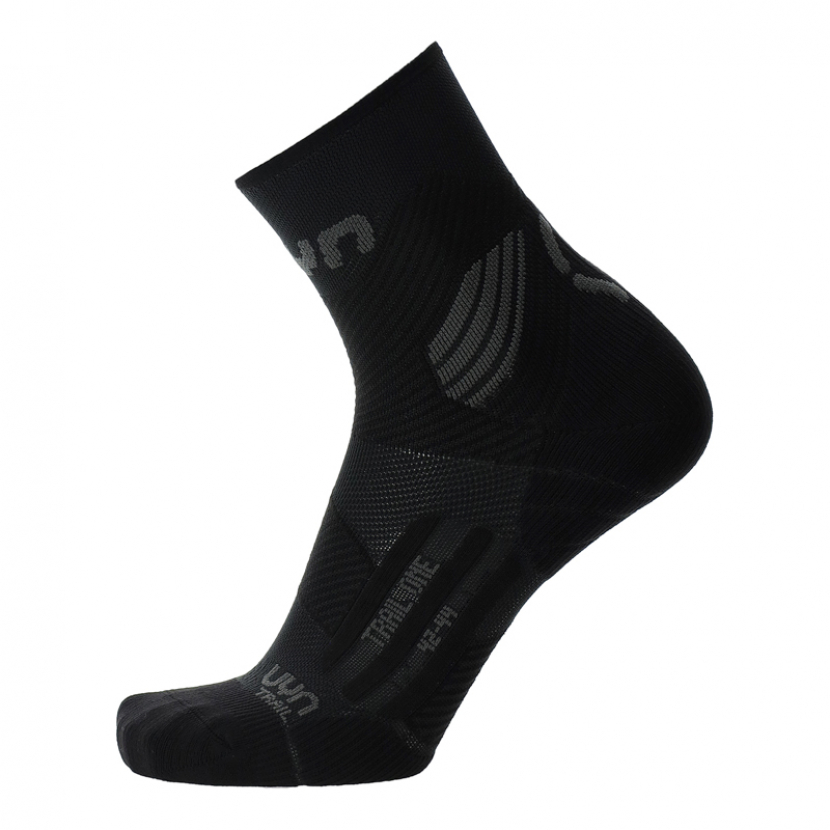 Herren UYN - Trail Run One - Kurzschaftform - Schwarz