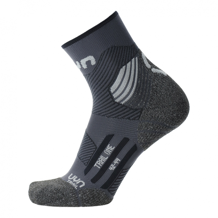 Herren UYN - Trail Run One - Kurzschaftform - Anthrazit