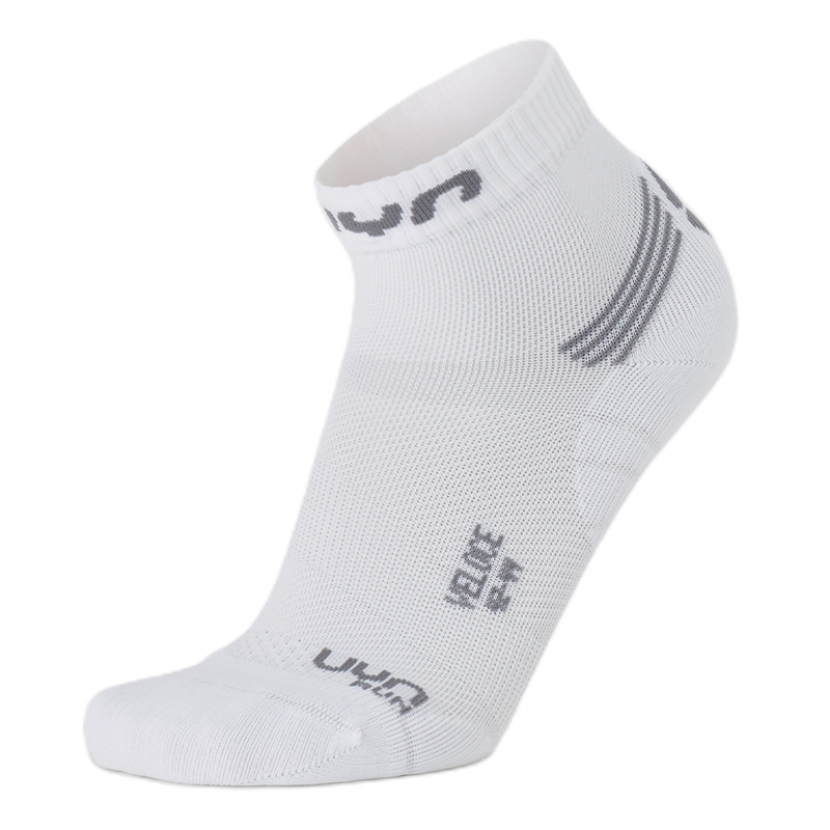 UYN Herren - Veloce - Runnig Quarter - Weiss/Grau