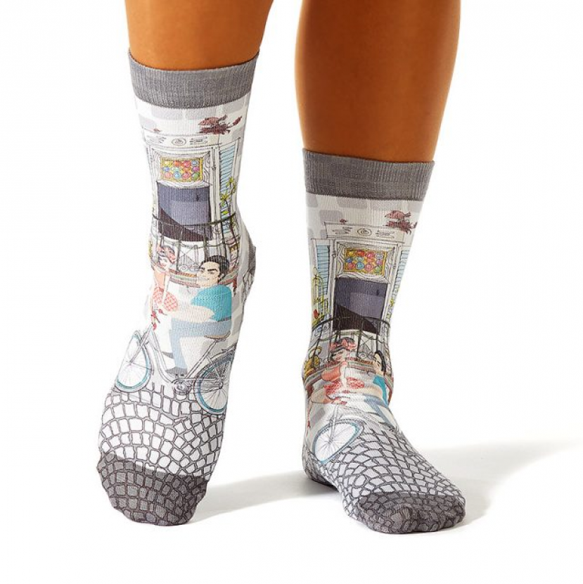 Wigglesteps Damen - Socken - Style: 00916 - Balkon Love