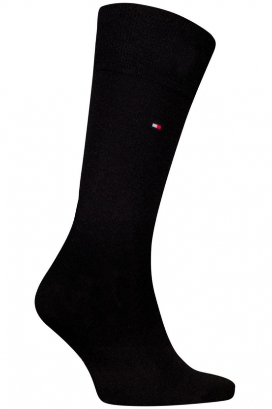 Tommy Hilfiger Herren - Premium Merino Socken - Uni Schwarz