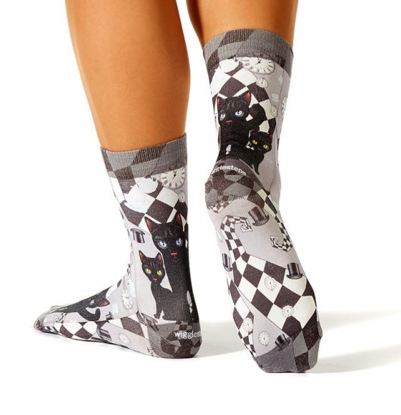 Wigglesteps Damen - Socken - Style: 00830 - Black Cat
