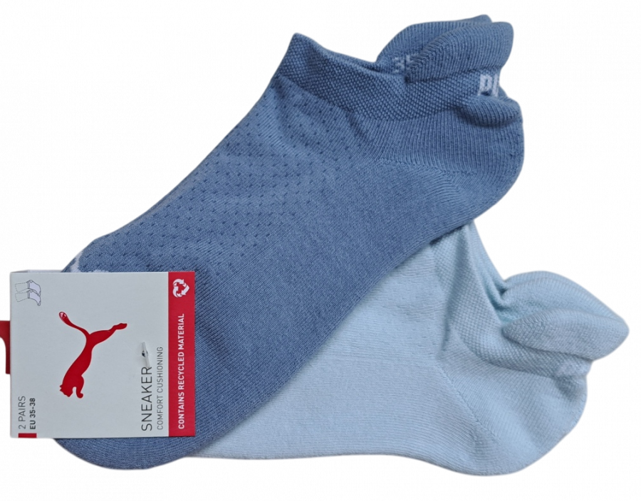 2 Paar Puma Speed Cat Damen P-Sohle Sneaker - FX Blue - Größe 39/42