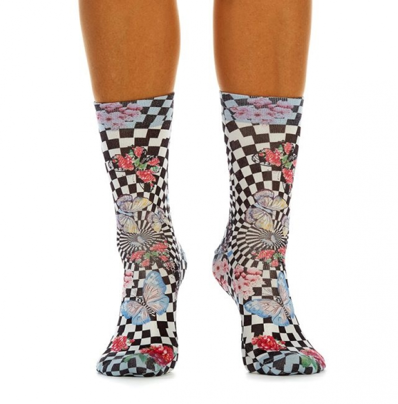 Wigglesteps Damen - Socken - Style: 01048 - Schmetterlinge
