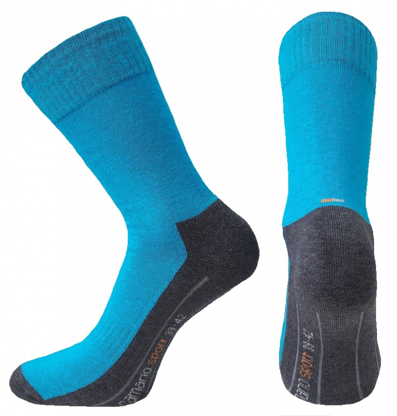 2 Paar Camano Pro Tex Comfort Funktionssocken - Türkis - Größe 39/42