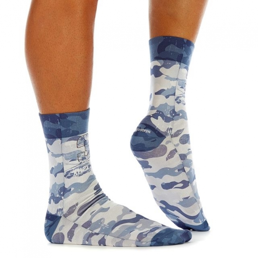 Wigglesteps Herren - Socken - Style: 01114 - Camo Blue