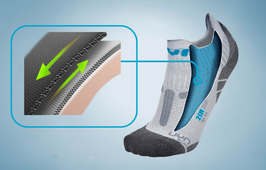 UYN Herren - Run 2in Sneaker - Gelb