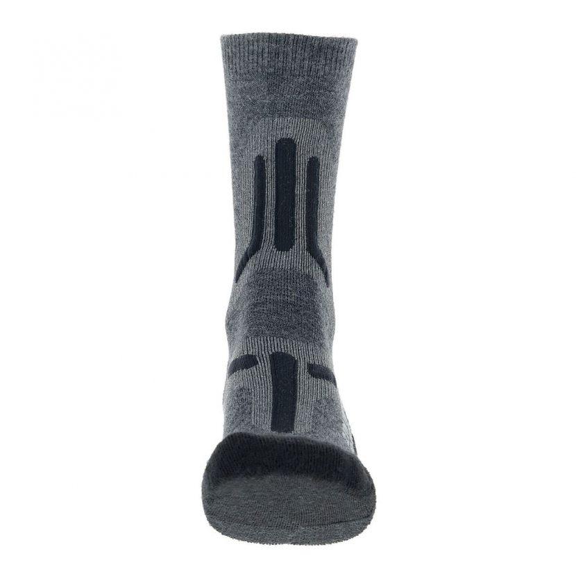UYN Herren - Trekking 2IN Merino Socken - Anthrazit/Schwarz