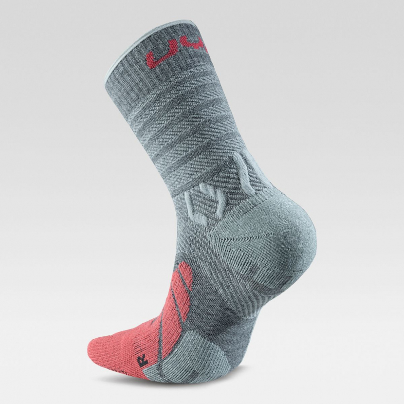 UYN Damen - Trekking Five Merino - Grau/Coral