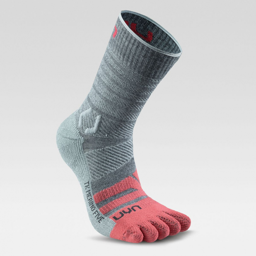 UYN Damen - Trekking Five Merino - Grau/Coral