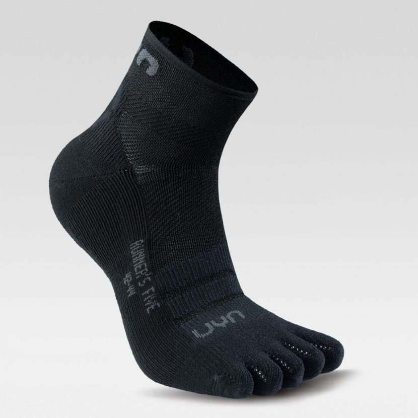 UYN Herren - Runners Five Quarter - Schwarz