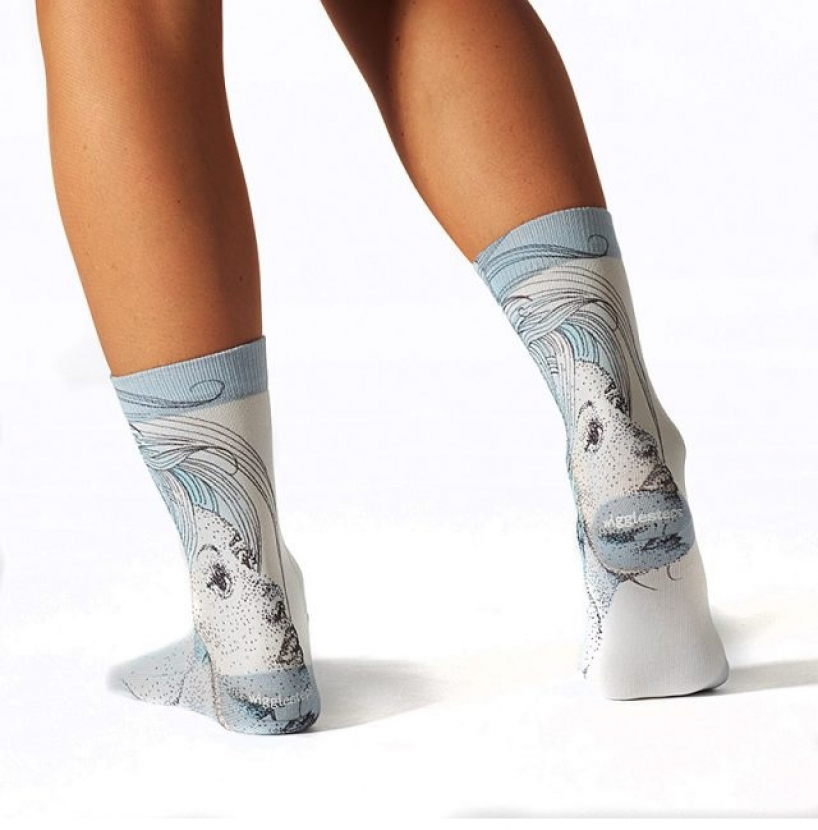 Wigglesteps Damen - Socken - Style: 00736 - Einhorn