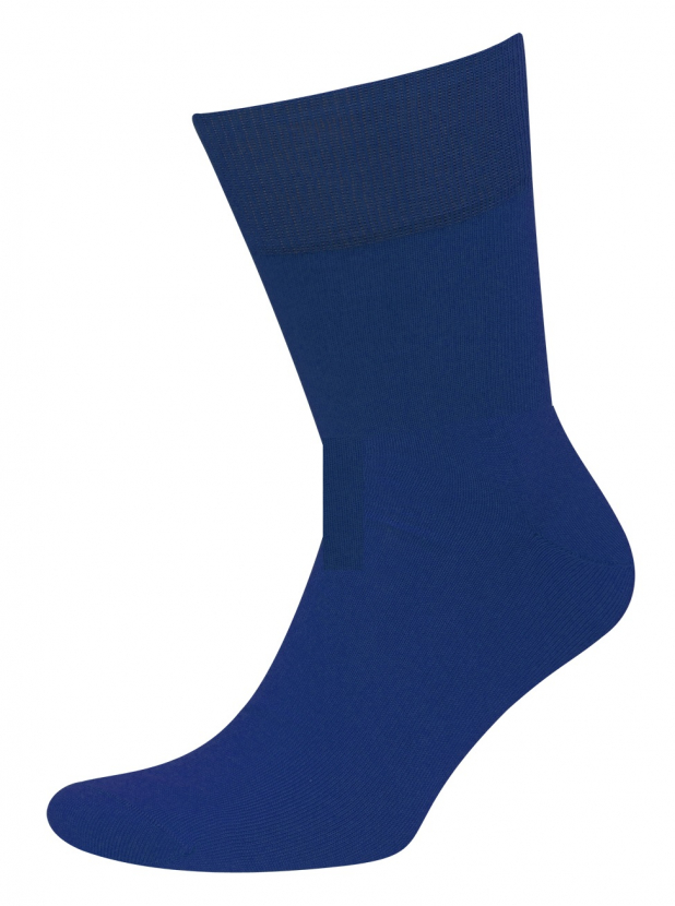 2 Paar Extra Weite / Breite - Diabetikersocken Normallang - Jeansblau - Größe 35/38