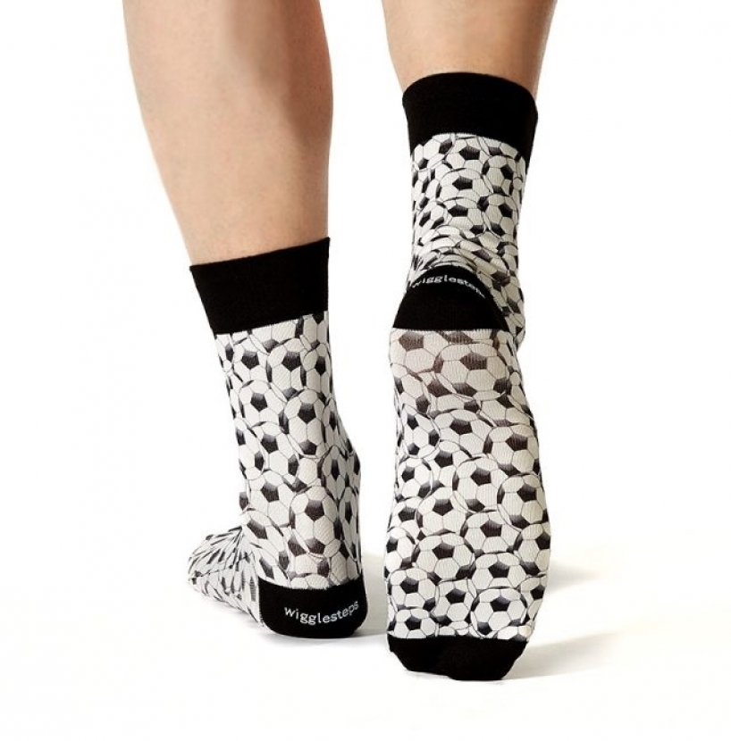 Wigglesteps Herren - Socken - Style: 00932 - Fussball Weiss