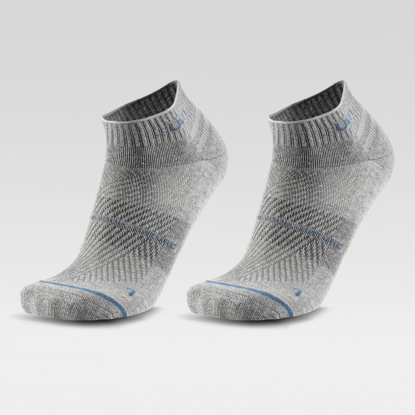 2 Paar UYN Unisex - Low Cut Quarter - Grau