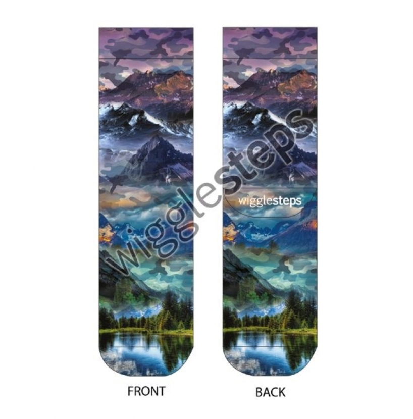 Wigglesteps Damen - Socken - Style: 01187 - Bergwelt
