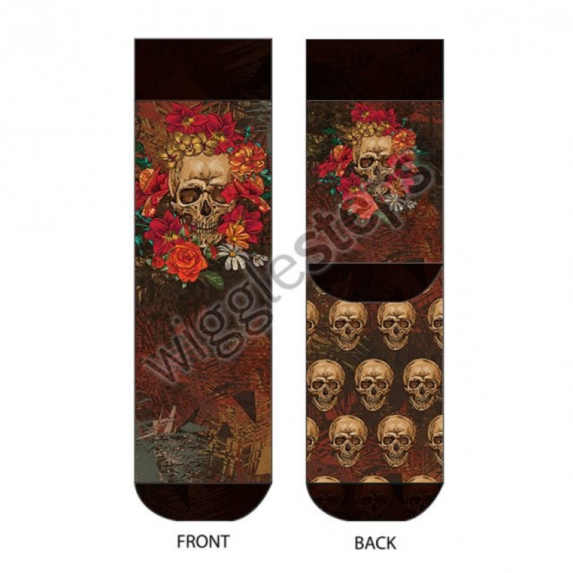 Wigglesteps Damen - Socken - Style: 01162 - Master Skull