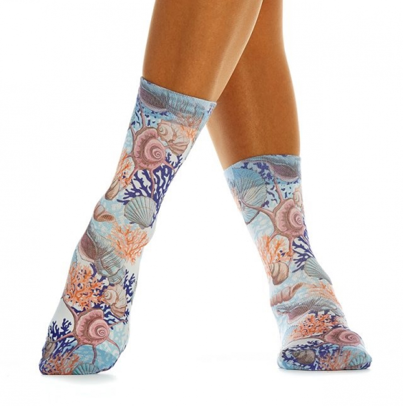 Wigglesteps Damen - Socken - Style: 01059 - Muscheln