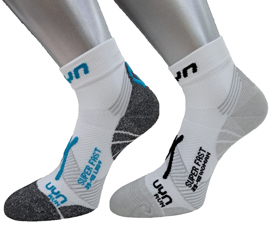 UYN Damen - Running Super Fast - Doppelpack !! - FX Weiss