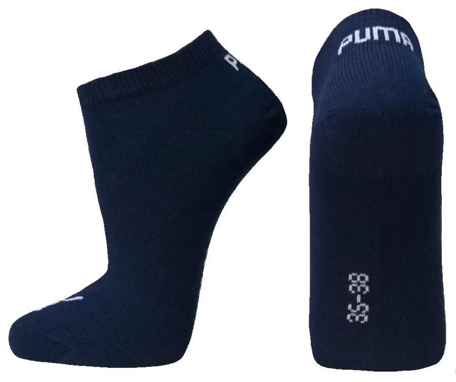 3 Paar Puma Sneaker - Invisible Farbset - Navy - Größe 39/42