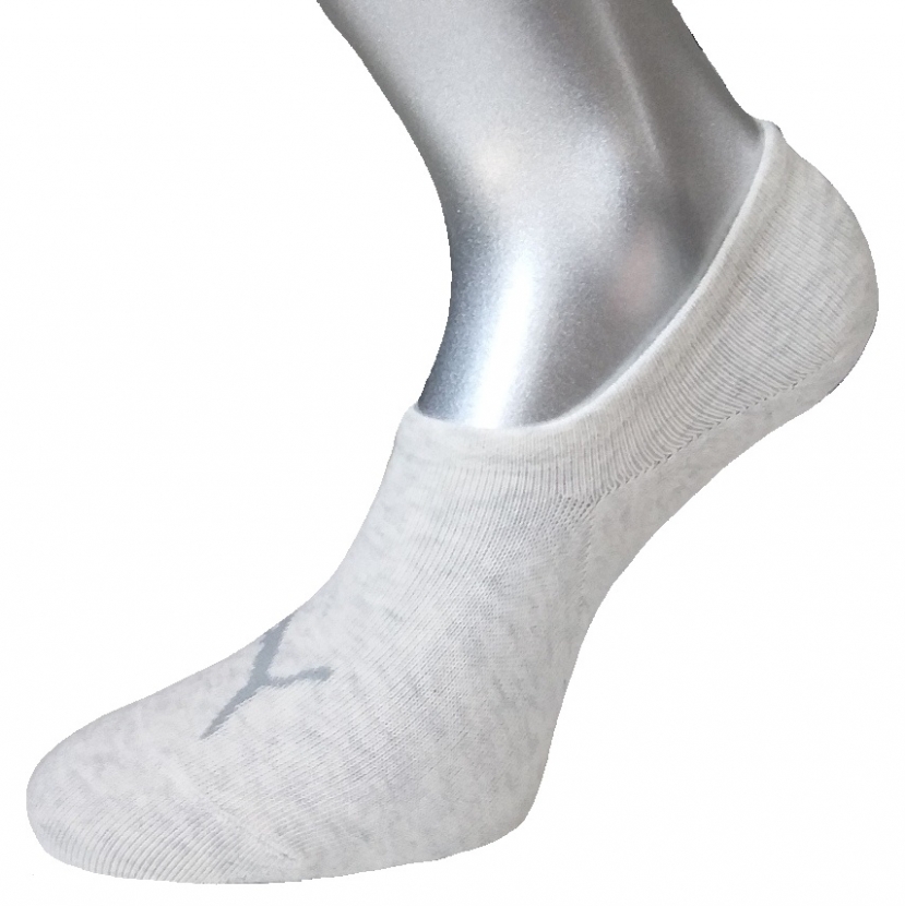 2 Paar HIGH CUT Footies mit Slip Stop (Fersen ABS) - Oat - Größe 39/42