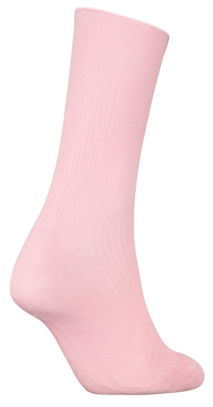 Tommy Hilfiger Damen Premium Ripp Soft Viskose Socken - Light Pink