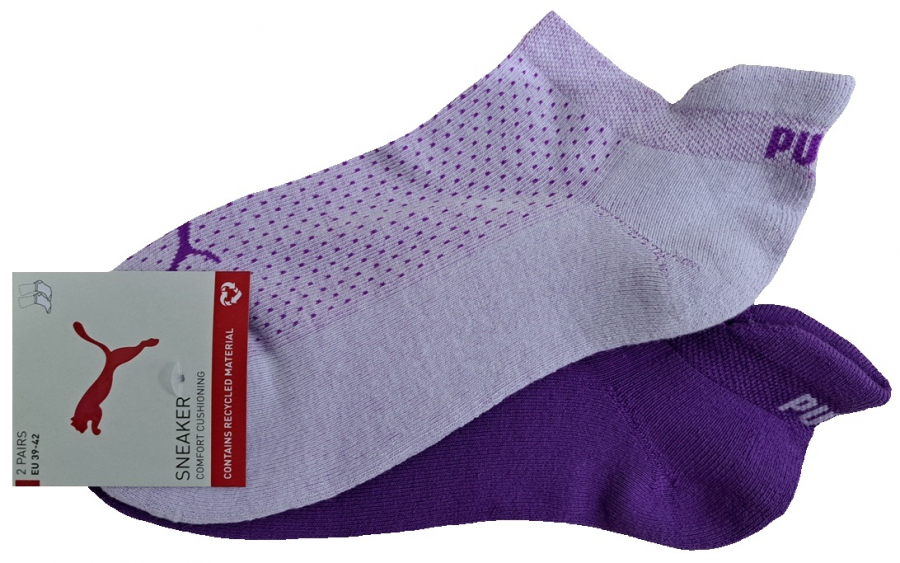2 Paar Puma Speed Cat Damen P-Sohle Sneaker - FX Purple - Größe 39/42