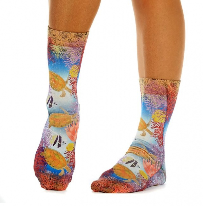 Wigglesteps Damen - Socken - Style: 01008 - Schildkröte