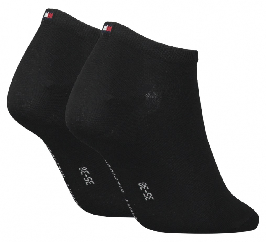 2 Paar Tommy Hilfiger Damen - Sneaker Füßlinge - Schwarz