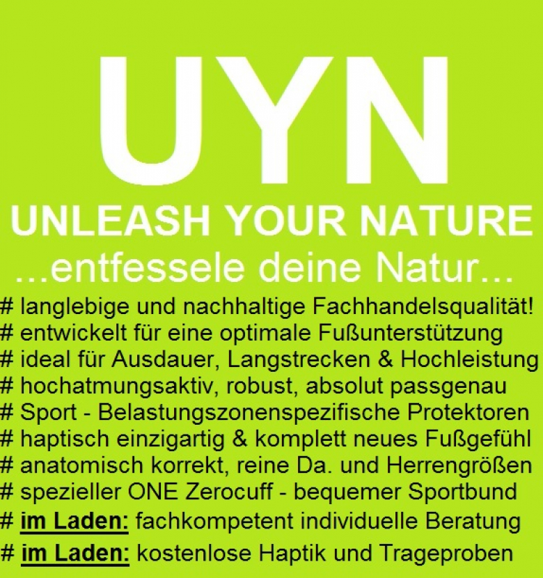 UYN - Damen Bike Füßlinge - Cycling Ghost - Schwarz