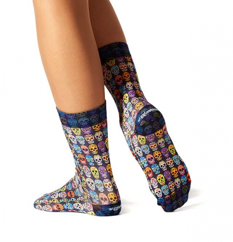 Wigglesteps Damen - Socken - Style: 00590 - Skull Color