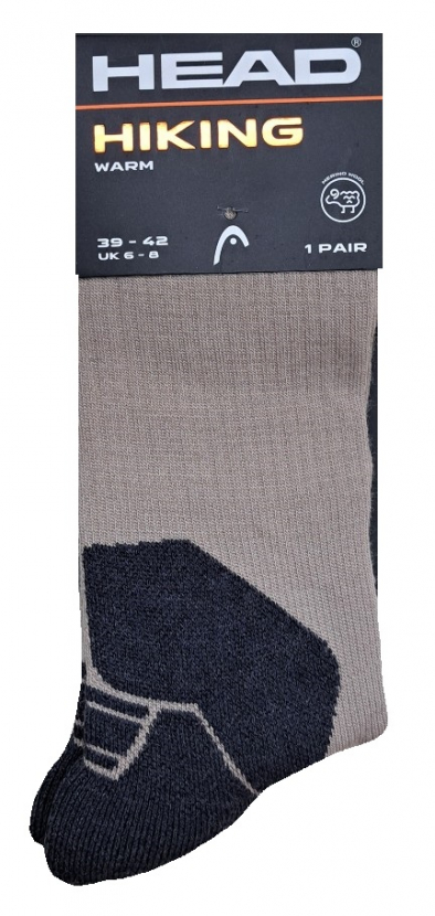 Head Hiking Socken - Merino Long & Warm - Sandton - Größe 35/38