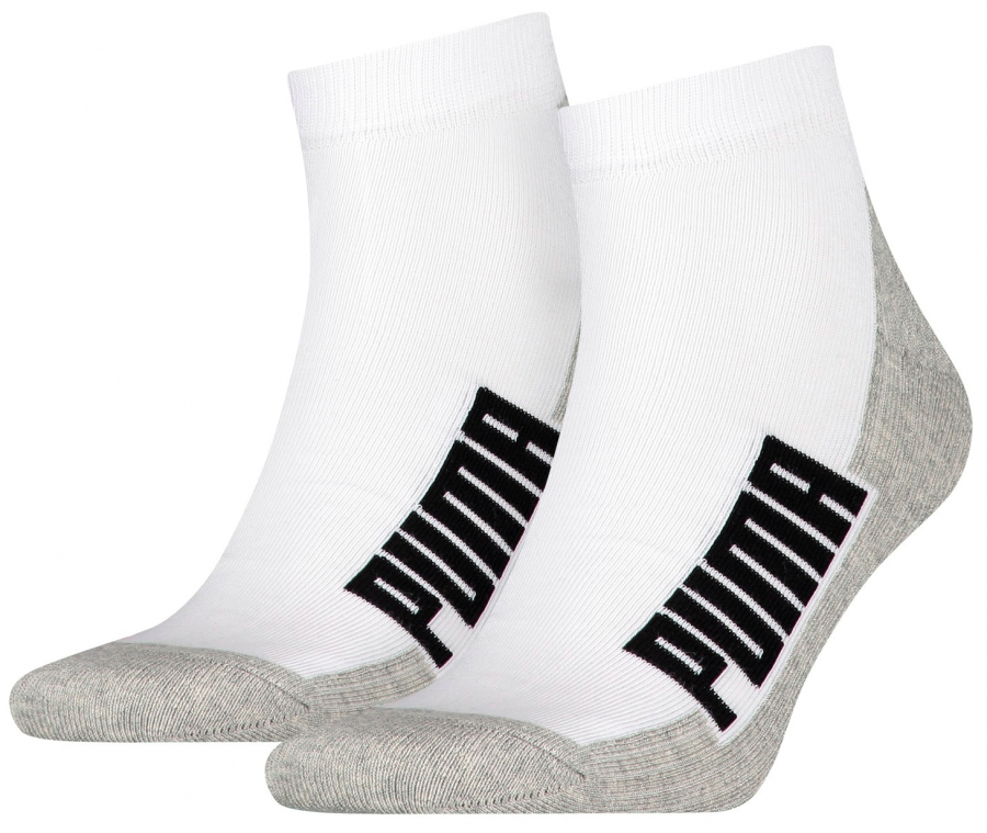 2 Paar Puma Frotteesohle Jump Quarter - Weiss