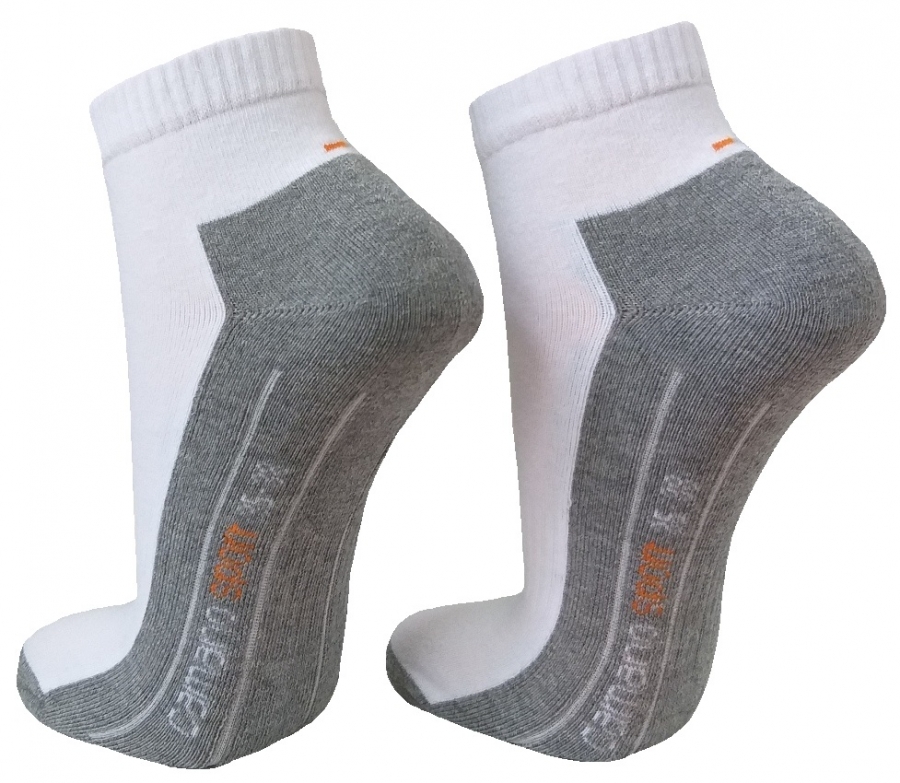 2 Paar Camano P-Sohle Quarter ohne Gummidruck - Weiss - Größe 47/49